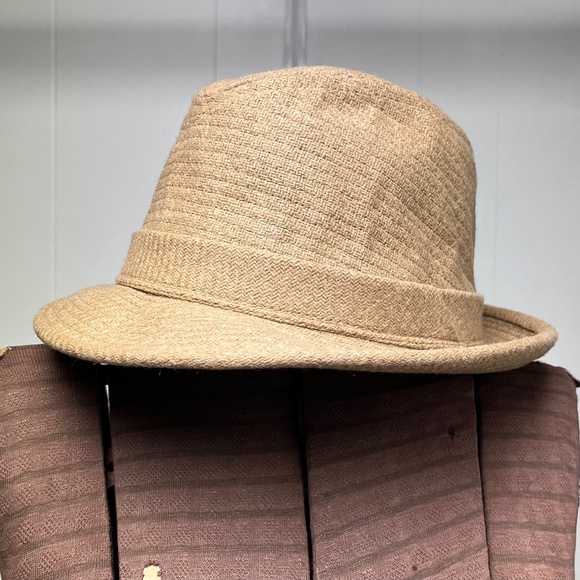 Vintage Dobbs Fifth Avenue New York Camel Fedora Hat Size 7-3/8 Unisex - Picture 5 of 13